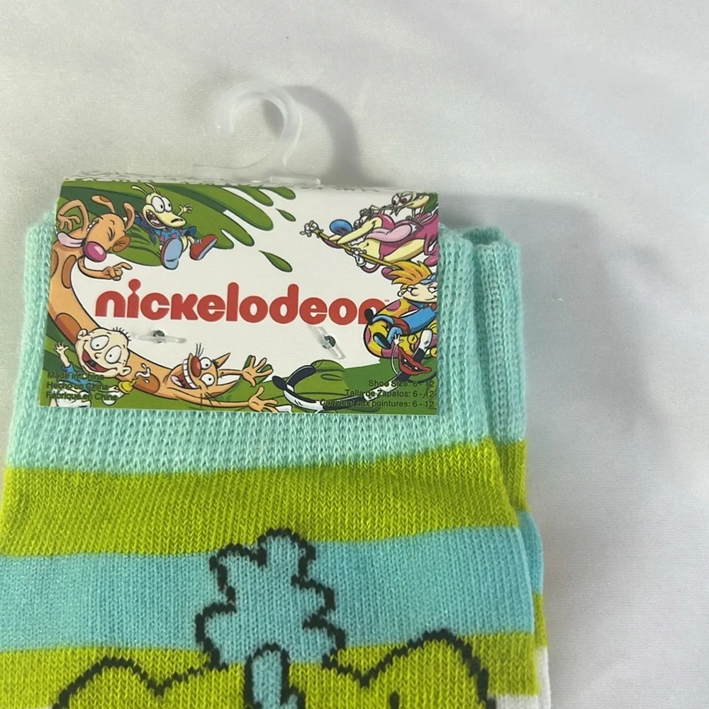 Nickelodeon 2 Pack Rugs Rats Woman’s Knee High Socks One Size Fits Most 6-12‎